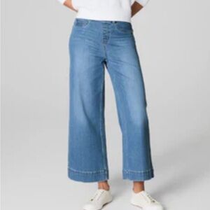 Spanxshape original everywear cropped wide leg jeans